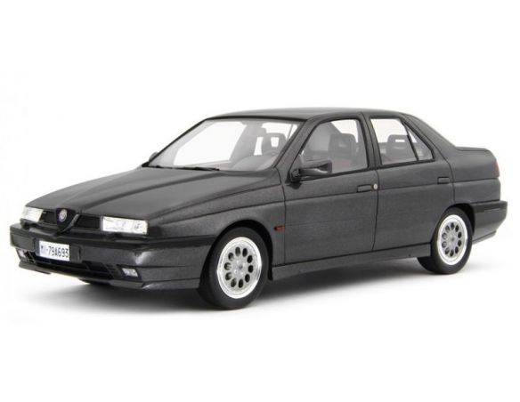 LAUDO RACING LM139B ALFA ROMEO 155 2.0I TURBO 16V Q4 1992 MET.GREY 1:18 Modellino