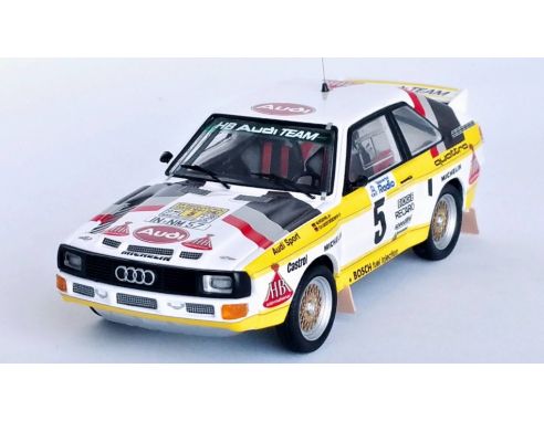 TROFEU TFRRSE23 AUDI SPORT QUATTRO N.5 SWEDISH RALLY 1985 ROHRL/GEISTDORFER 1:43 Modellino