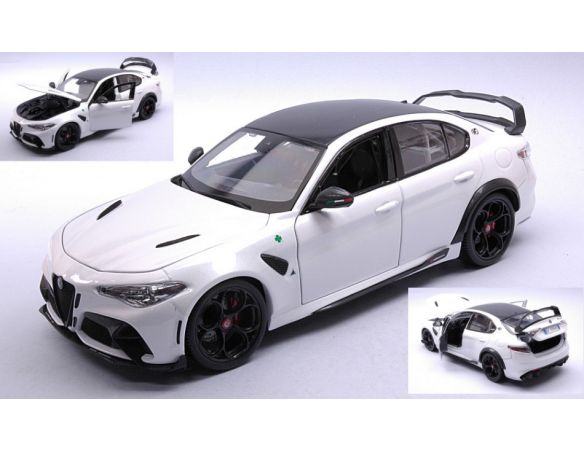 BBURAGO BU01448 ALFA ROMEO GIULIA GTA 2020 WHITE 1:18 Modellino