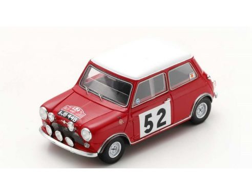 SPARK MODEL S1193 BMC COOPER S N.52 WINNER MONTE CARLO 1965 T.MAKINEN-P.EASTER 1:43 Modellino