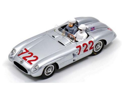 SPARK MODEL S5859 MERCEDES 300 SLR N.722 WINNER MM 1955 MOSS-JENKINSON W.FIGURE 1:43 Modellino