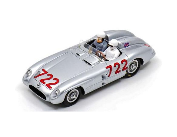 SPARK MODEL S5859 MERCEDES 300 SLR N.722 WINNER MM 1955 MOSS-JENKINSON W.FIGURE 1:43 Modellino