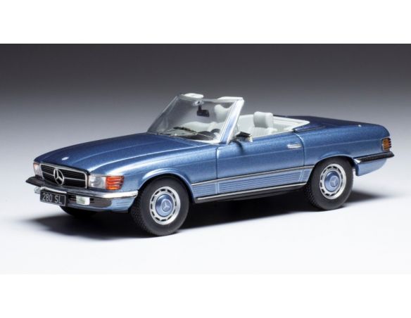 IXO MODEL CLC458 MERCEDES 280 SL (R107) 1979 MET.BLUE 1:43 Modellino