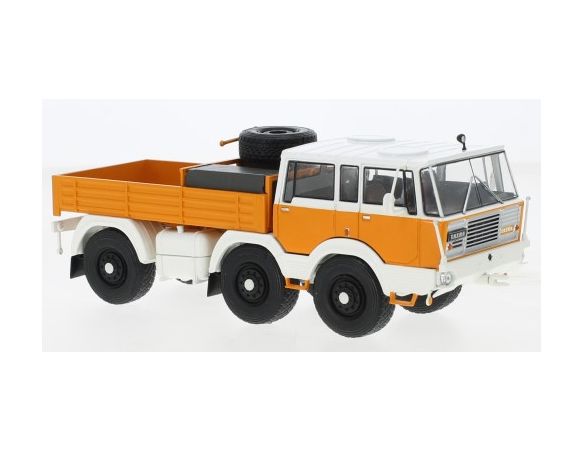 IXO MODEL TRU039 TATRA 813 8x8 1968 ORANGE/WHITE 1:43 Modellino