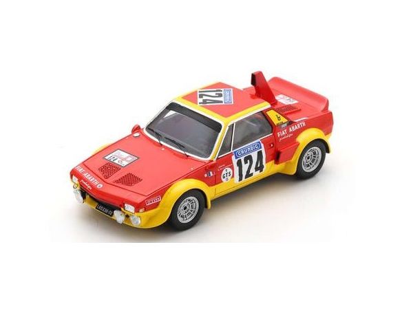 SPARK MODEL SF265 FIAT X 1/9 ABARTH N.124 TOUR D.FRANCE AUT.1974 CVHRISTINE-LA GRANDIVE Modellino