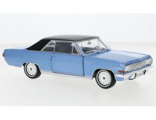 WHITEBOX WB124137 OPEL DIPLOMAT A V8 COUPE MET.BLUE/BLACK 1:24 Modellino