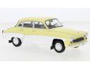 WHITEBOX WB124144 WARTBURG 312 LIGHT YELLOW/WHITE 1:24 Modellino