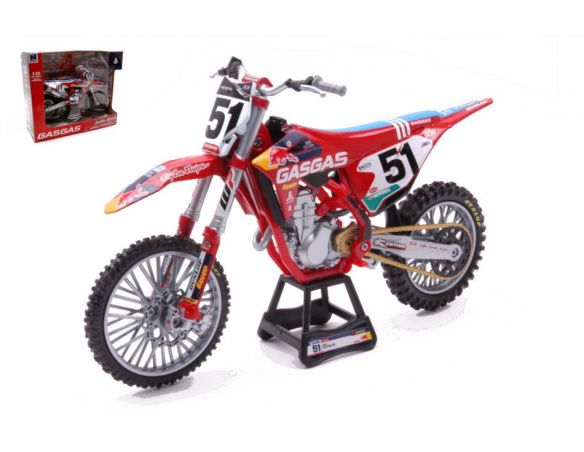 NEW RAY NY58303 RED BULL GASGAS MC450F N.51 JUSTIN BARCIA 1:12 Modellino