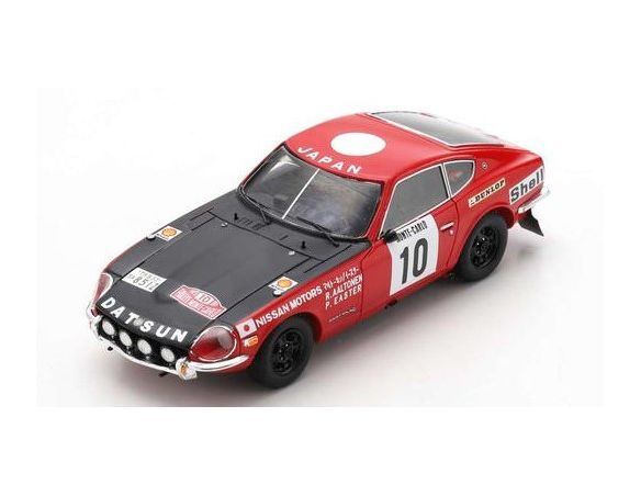 SPARK MODEL S6286 DATSUN 240Z N.10 18th MONTE CARLO 1973 R.AALTONEN-P.EASTER 1:43 Modellino