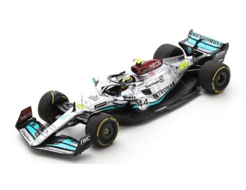 SPARK MODEL S8545 MERCEDES F1 W13 LEWIS HAMILTON 2022 N.44 BELGIAN GP 1:43 Modellino