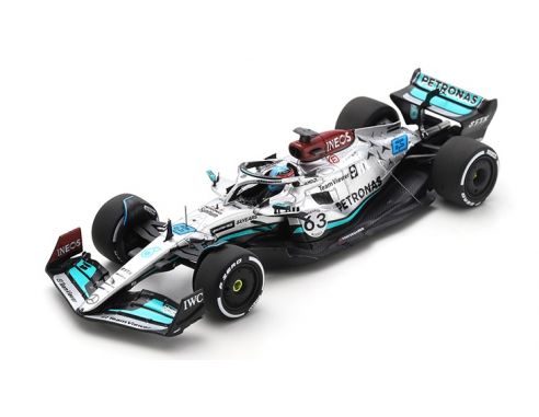 SPARK MODEL S8546 MERCEDES F1 W13 GEORGE RUSSELL 2022 N.63 4th BELGIAN GP 1:43 Modellino