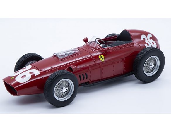 TECNOMODEL TMD18244A FERRARI 246/256 DINO N.36 MONACO GP 1960 P.HILL 1:18 Modellino