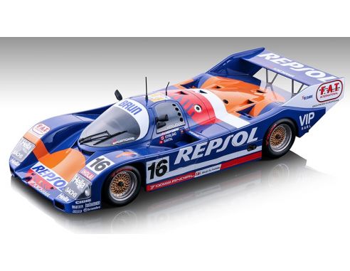 TECNOMODEL TMD18271A PORSCHE 962C N.16 LM 1991 HUYSMAN/SANTAL/STIRLING 1:18 Modellino