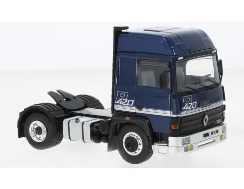 IXO MODEL TR135 RENAULT R420 1986 MET.BLUE 1:43 Modellino