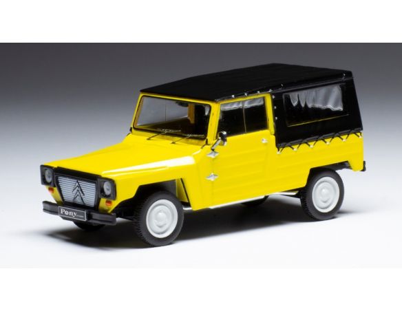 IXO MODEL CLC469 CITROEN NAMCO PONY 1975 YELLOW 1:43 Modellino