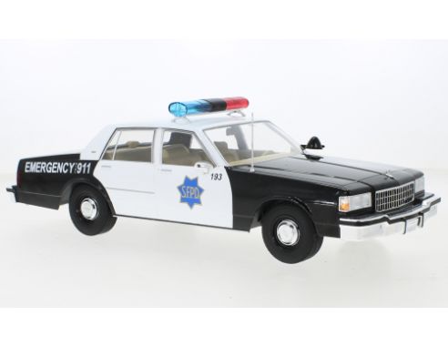 MODELCARGROUP MCG18389 CHEVROLET CAPRICE S.F.P.D.SAN FRANCISCO POLICE 1:18 Modellino