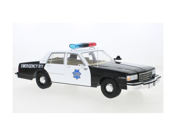 MODELCARGROUP MCG18389 CHEVROLET CAPRICE S.F.P.D.SAN FRANCISCO POLICE 1:18 Modellino