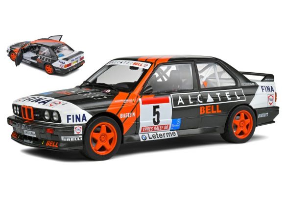 SOLIDO SL1801519 BMW E30 M3 GR.A N.5 3rd RALLY YPRES 1990 G.DE MEVIUS/W.LUX 1:18 Modellino