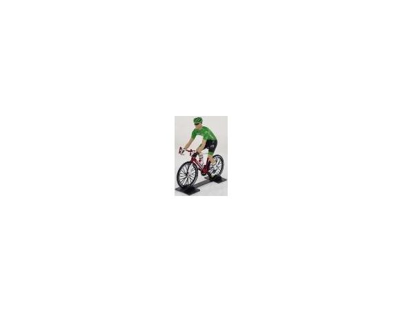 SOLIDO SL1809904 BICYCLE TOUR DE FRANCE 2023 GREEN SHIRT 1:18 Modellino