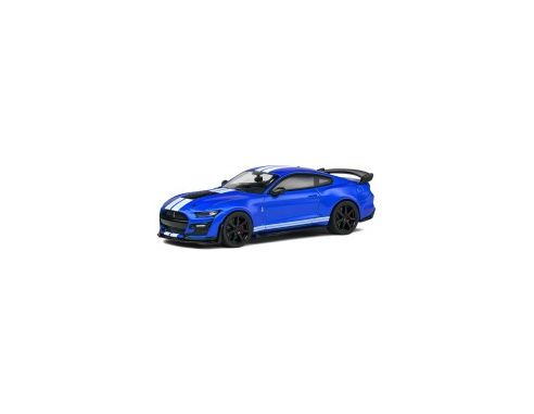 SOLIDO SL4311501 SHELBY MUSTANG GT 500 2020 BLUE 1:43 Modellino