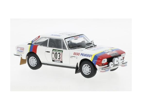 IXO MODEL RAC417C PEUGEOT 504 COUPE V6 N.3 RALLY COTE D'IVOIRE 1978 LAMPINEN/AHO 1:43 Modellino