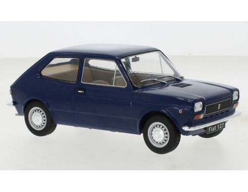 WHITEBOX WB124148 FIAT 127 DARK BLUE 1:24 Modellino