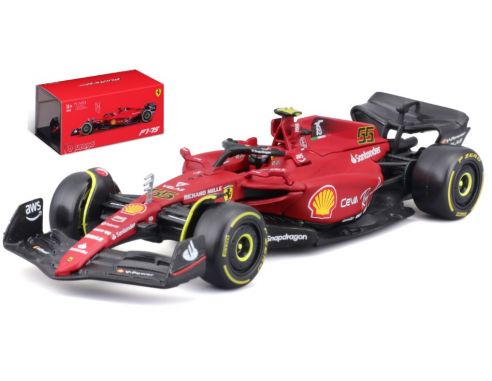 BBURAGO BU36831S FERRARI F1-75 N.55 2022 CARLOS SAINZ SIGNATURE 1:43 Modellino