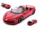 BBURAGO BU18016 FERRARI SF90 STRADALE HYBRID SPIDER RED 1:18 Modellino