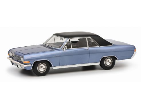 SCHUCO SH450053400 OPEL DIPLOMAT A COUPE 1965 LIGHT BLUE/BLACK 1:18 Modellino