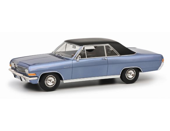 SCHUCO SH450053400 OPEL DIPLOMAT A COUPE 1965 LIGHT BLUE/BLACK 1:18 Modellino