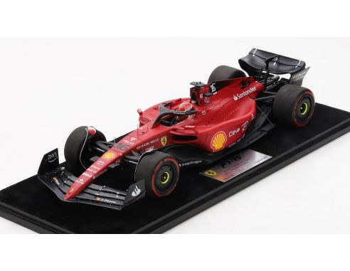 LOOKSMART LS18F1041 FERRARI F1-75 N.16 WINNER BAHRAIN 2022 C.LECLERC 1:18 Modellino