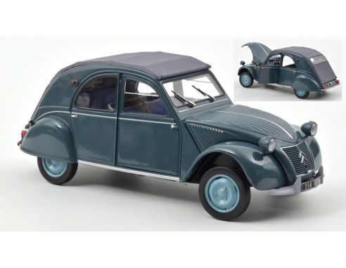 NOREV NV181485 CITROEN 2 CV AZL 1959 GLACIER BLUE 1:18 Modellino