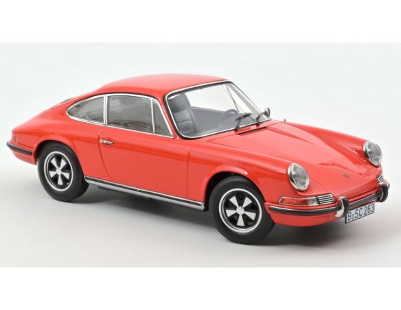 NOREV NV187628 PORSCHE 911 E 1970 ORANGE 1:18 Modellino