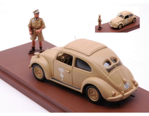 RIO RI4685P VW MAGGIOLINO AFRICA KORPS 1941 FIGURE ROMMEL ED.LIM.PCS 100 1:43 Modellino