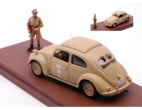 RIO RI4685P VW MAGGIOLINO AFRICA KORPS 1941 FIGURE ROMMEL ED.LIM.PCS 100 1:43 Modellino