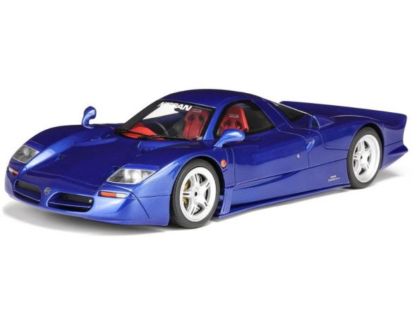 GT SPIRIT GT403 NISSAN R390 GT1 ROAD CAR 1997 BLUE 1:18 Modellino