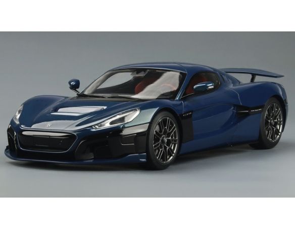 GT SPIRIT GT405 RIMAC NEVERA 2021 BLUE 1:18 Modellino