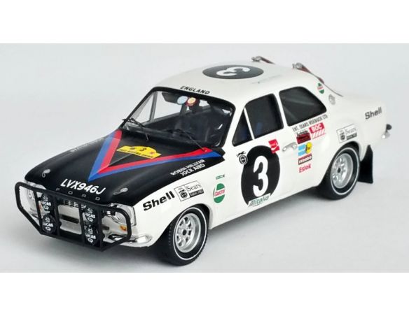TROFEU TFRRKE12 FORD ESCORT MK1 N.3 4th EAST AFRICAN SAFARI 1971 HILLYAR/AIRD 1:43 Modellino