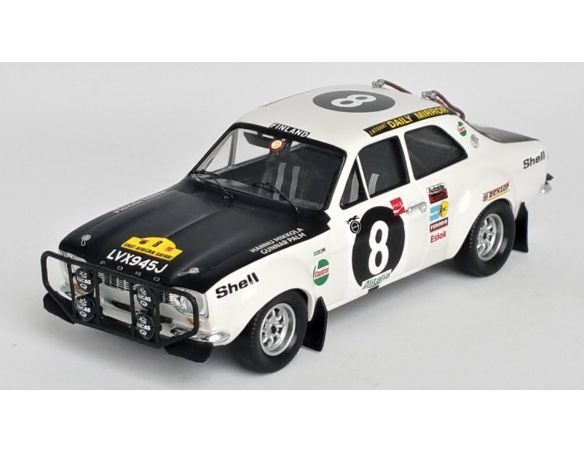 TROFEU TFRRKE13 FORD ESCORT MK1 N.8 EAST AFRICAN SAFARI 1971 MIKKOLA/PALM 1:43 Modellino