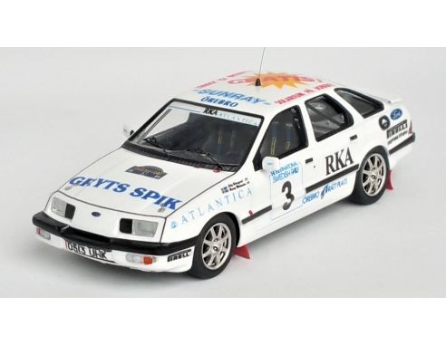 TROFEU TFRRSE24 FORD SIERRA XR 4x4 2nd SWEDISH RALLY 1988 BLOMQVIST/MELANDER 1:43 Modellino