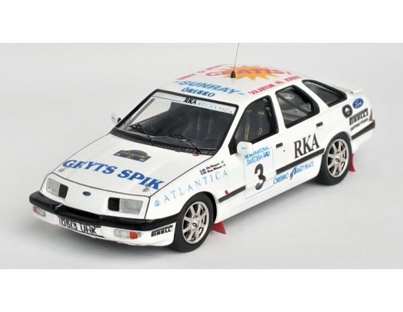 TROFEU TFRRSE24 FORD SIERRA XR 4x4 2nd SWEDISH RALLY 1988 BLOMQVIST/MELANDER 1:43 Modellino