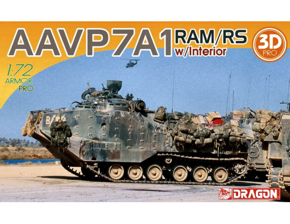 DRAGON D7619 AAVP7A1 RAM/RS W/INTERIOR KIT 1:72 Modellino