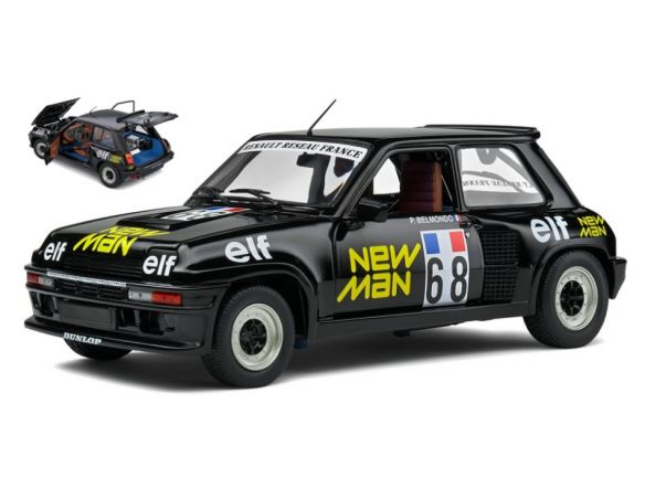 SOLIDO SL1801312 RENAULT 5 TURBO N.5 EUROPEAN CUP 1984 P.BELMONDO 1:18 Modellino