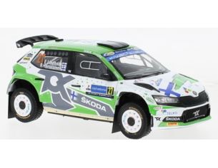 IXO MODEL RAM863A SKODA FABIA RALLY2 EVO N.27 RALLY ESTLAND 2022 LINDHOLM/HAMALAINEN 1:43 Modellino