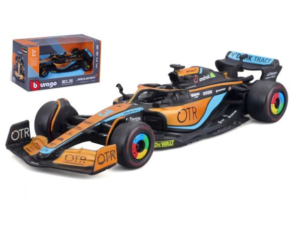 BBURAGO BU38063R MC LAREN MCL 36 N.3 DANIEL RICCIARDO 2022 1:43 Modellino