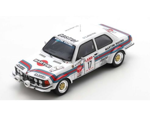 SPARK MODEL S8510 BMW 323i N.17 YPRES 24 H RALLY 1980 H.DELBAR-W.LUX 1:43 Modellino