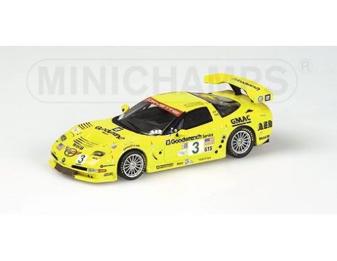 Minichamps AC4021403 CORVETTE C5-R SEBRING 2002 WINNER GTS C. Modellino