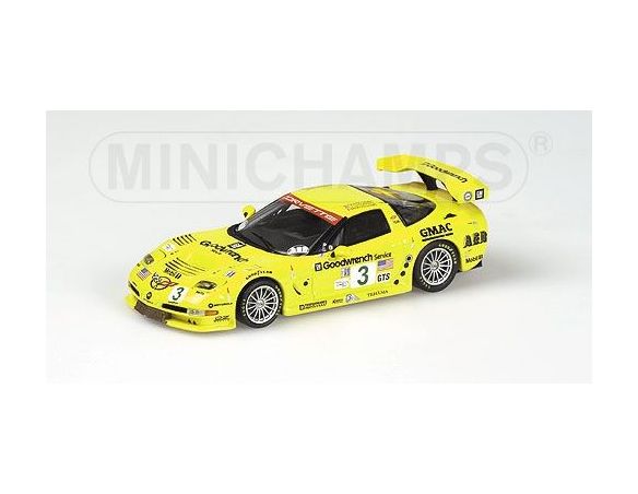 Minichamps AC4021403 CORVETTE C5-R SEBRING 2002 WINNER GTS C. Modellino