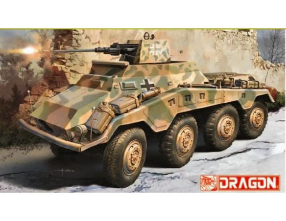 DRAGON D6969 SD.KFZ.234/3 W/2cm SCHWEBELAFETTE  KIT 1:35 Modellino