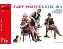 MINIART MIN38058 CAFE VISITORS 1930-40s KIT 1:35 Modellino